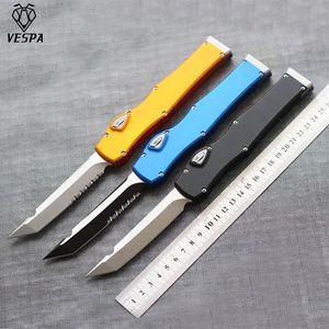 VESPA Edition Blade D2 Handle Alumínio Jantar faca de cozinha sobrevivência ao ar livre EDC ferramenta tática de caça facas2222