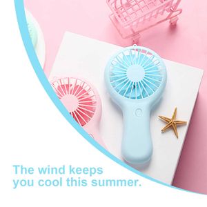 Electric Fans Portable Fan USB Rechargeable Summer Fans with Handle Strong Air Cooling Cool Equipment for Outdoor Dormitory