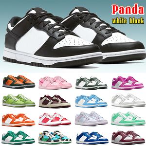 2023 Low panda Sapatos casuais de grife tênis feminino branco preto cinza nevoeiro triplo rosa robusto dunky photon dust UNC reverse brasil sapato plataforma masculino tênis feminino