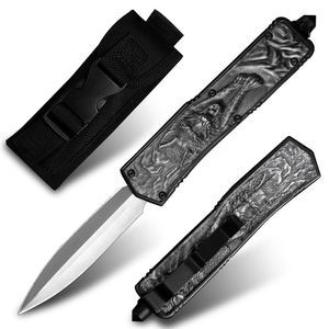MT Wolf CNC Automatic Knife Field Survival Surtical Tactical Fighting Knife Camping Hunting Self Defense Pocket EDC Tool Belt Shea292L