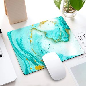 Oyun Dizüstü Bilgisayar Masası Mat Fare Pad Bilekleri için Mermer Mousepad Rests Masa Mat Ofis Masa Aksesuarları 22x18cm