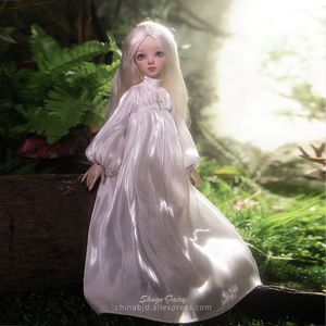 Dolls Shuga Fairy Ophelia 15 Bjd Doll Flowing Light And Color Aline Skirt Lazy Style Resin Movable Joint 230712