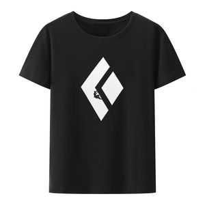 Męskie koszulki wspinaczka skałkowa klub bawełniana koszulka Oneck Man luźna koszulka Camiseta Hombre Tees Roupas Masculinas drukuj fajny wzór w stylu 230712