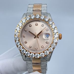 Diamentowe zegarki Męskie automatyczne zegarki mechaniczne 44 mm Sapphire Worristwatch Waterproof Montre de Luxe