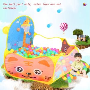 Baby Rail Foldable Cartoon Outdoor Sports Playground Kids Children Ocean Ball Pit Pool Baby Tent Ball Basket Gaming Toys Educational Toy 230712