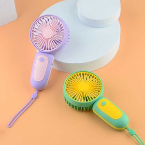 Electric Fans USB Rechargeable Handheld Fans Candy Student Mini Pocket Fan Portable Small Fan Children's Gift