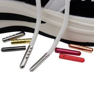 Shoe Parts Accessories Weiou 100 PcsLot 38x225mm Metal Shoelace Bullet Ends Aglet Tip Replacement Shoes Clothes Lace Repairing Silver Gold GunBlack 230713