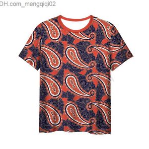 Men's Casual Shirts New Fashion Bandana 3D Printing Paisley Men's T-shirt Casual Style Design Short Sleeve Summer Cool T-shirt V15 Z230713