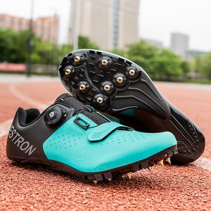 Sapatos de segurança Sapatos de atletismo giratórios com travamento automático Tênis esportivos femininos Tênis de corrida pretos Tênis esportivos masculinos leves 230712