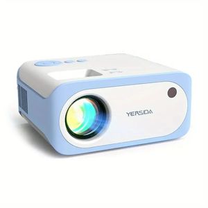 Yersida Projector P2 Przenośne wideo na zewnątrz mini wsparcie w Proyector 1080p Wi -Fi synchroniczny telefon komórkowy LED Smart TV Cinema Home Camping Proyector