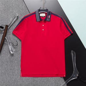 Mens Designer Polos Polos Shirt Poloshirts Summer Polos Designer New Women's Luxury Tees Holiday Short Sleeve Fashion Casual Monogram Print Grid Top Size M-XXXL