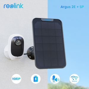 IP Cameras Reolink Argus 2E Battery WiFi Camera Eco 1080P Full HD 6x Zoom Motion Detection 2 Way Audio Solar Powered Security 230712