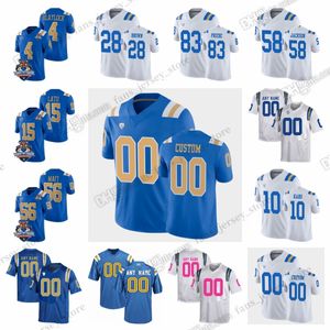 2023 NCAA UCLA Bruins College Football Jersey Hudson Habermehl Grant Norberg David Priebe Sam Summa Josh Carlin Duke Clemens Garrett Digiorgio Liam Douglass