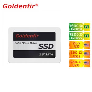 Sabit Drives GoldenFir SSD SATAIII 120GB 240GB 512GB 1TB 2TB 2 5inch SATA Dahili Katı Hal Sürücüsü 128GB 256GB Disk 360GB 720GB 230712