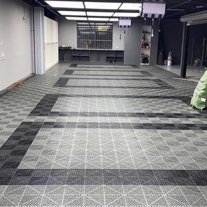 Tapetes 2 cm de espessura Sistema de piso de garagem de alta qualidade Ladrilhos resistentes Tapetes de plástico para oficina de espaço de trabalho dos sonhos