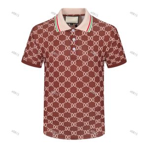 Mens Stylist Polo Shirts Luxury Italia Abbigliamento uomo Manica corta Moda Casual T-shirt estiva da uomo Sono disponibili molti colori Taglia M-3XL zz