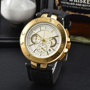 Ver ver watch watches for men 2023 Mens watch watch All Dial Work Quartz Watch высококачественные лучшие бренды роскошного бренда в хронографом часы резиновый ремень мода Montre de Luxe