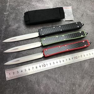 MT Ma kora 2 Automatic knife Carbon Fiber Aviation aluminum handle Elmax Satin Blade Military Tactical gear Survival Defense Pocke236E