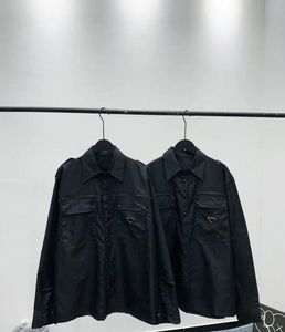 23SS Unisex Women Men Men Jacket Blouses Classic Fashion Luxury Jackets Негабарированные индивидуальные нейлоновые ткани Многократный треугольник