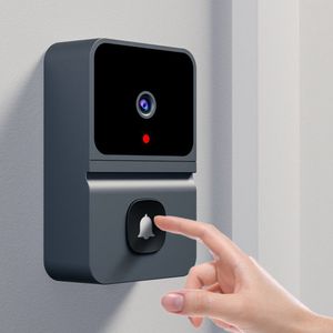 Dörrklockor Trådlös dörrklocka WiFi Utomhus HD-kamera Säkerhet Dörrklocka Night Vision Video Intercom Röstväxling för hemmonitortelefon 230712