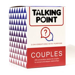 Wholesales Talking Point Couples Edition 200 Conversation Starters for Couples Dating Card Game for Adults Fun Couples Game for Date Night Valentine's Day Gift