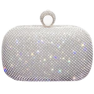 Evening Bags Shinny Glitter Evening Bags Hard-Surface Box Bags Elegant Female Wedding Shoulder Pouch Banquet Party Luxury Purse 230712