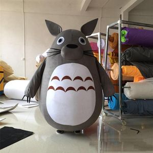 2018 Costume mascotte cincillà Il mio vicino Totoro Costume da cartone animato Festa di Natale fancy273H