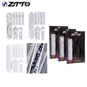 Car Truck Racks ZTTO MTB Road Bike 3D Frame Scratch Prevention Sticker Bicycle Protection Guard Cover Removable Waterproof Protector 230712