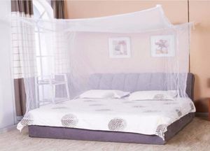 Moustiquaire 1pc Canopy White Four Corner Post Student Canopy Bed Mosquito Net netting Queen King Twin size6403798