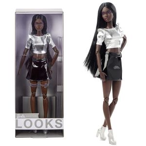 Dolls Signature Looks Doll DarkBrown Straight Hair Tall Body Type Fully Posable Fashion Gift for Collectors HBX93 230712