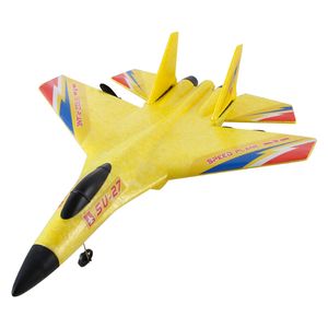 ElectricRC Samolot RC Zdalnie sterowany szybowiec SU27 Foam Children; Prezent Model Fighter Boy and Girl Toys 230712