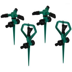 Equipamentos de rega 4PCS Automático 360 Rotação Ajustável Aspersores de Água de Jardim Sistema de Irrigação de Gramado com Design à Prova de Vazamento Durável1