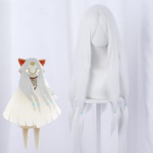 Party Supplies Anime Wig Sky Light Encounter Son Graduation frisyr regnskog mor vit hästsvans kawaii cos tillbehör hår