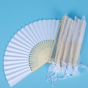 Party Favor 30/80Pcs Personalized Engraved Folding Hand Fan Wedding Personality Fans Birthday Customized Decor Gifts For Guest 230712