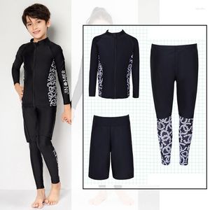 Women's Swimwear Boys Rash Guard Long Sleeve UV Sun Proctection Water Swim Shirts Pants Trunks Full Body Surf Swimsuit Tops Bottoms