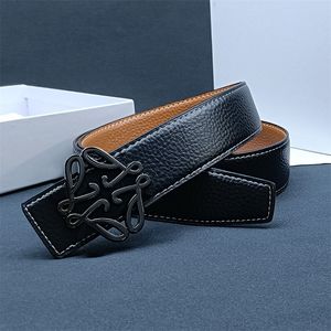 Cintos de designer de moda para mulheres couro genuíno cintura casual cinto masculino de luxo preto fivela lisa cinto de couro