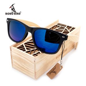 Sonnenbrille BOBO BIRD Quadratische Vintage Sonnenbrille für Männer Frauen Holz Sonnenbrille Retro Polarisierte Brillen lunette de soleil femme 230713