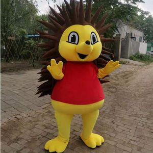 Halloween Hedgehog Mascot Costume Högkvalitativ Anpassa Cartoon Animal Plush Anime Temakaraktär Vuxenstorlek Julkarneval 276U