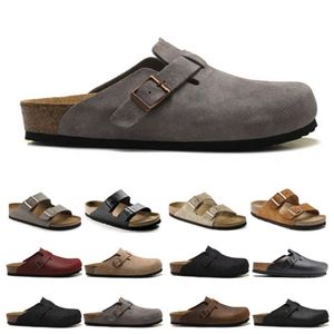 Дизайнер платформы Boston Sandals Cork Flat Fashion Leather Slides Casual обувь для женщин для женщин Мужчина Аризона МАЙАРИ СКРЕЗА