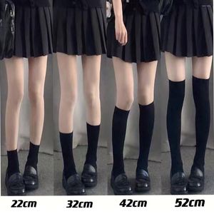 Women Socks Lolita Sexy Stockings Cute Black White Long Over Knee Thigh High Compression