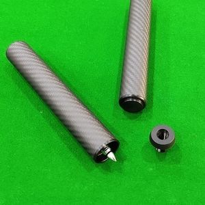 Billiard Accessories Fiber Carbon Extension 8" for Predator cue Stick Include Bumper Billiards Extended Rod Billiard Accessories 230712