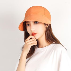 Wide Brim Hats Fashion Cool Summer Women Caps Sunscreen Female Outdoor Sport Visors Snapback Cap Lady Sun Hat For