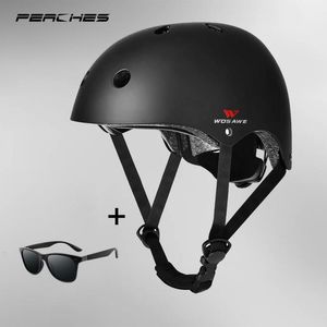 Outdoor Eyewear Electric Scooter Helmet MTB Bike Bicycle For Man Casco Patinete Electrico Capacete Ciclismo Casque Trottinette 230712