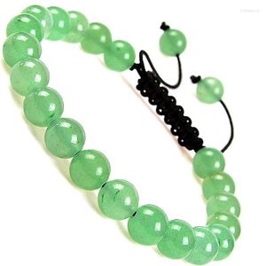 Strand JOYA Natural Stone Healing Power Crystal Beads Unisex Regolabile Macrame Perline Braccialetti dell'amicizia di lusso 8mm Per donna Uomo