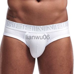 Underpants Hot Sale Men Underwear Briefs Cotton Breathable Male Panties Cueca Tanga U Pouch Comfortable Underpants Slip Homme J230713