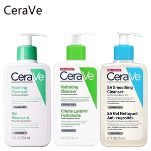 Кремы 236 мл Гель Cerave Acid Непенящееся очищающее средство для лица Контроль жирности Увлажняющее антивозрастное очищающее средство для лица от прыщей Гель для коррекции тела