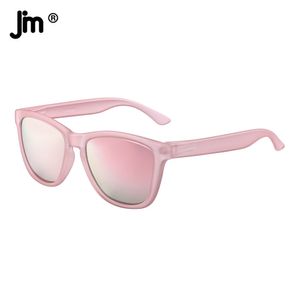 Óculos de sol polarizados retrô JIM HALO, masculino e feminino, óculos de sol quadrados vintage para dirigir, pescar, marrom