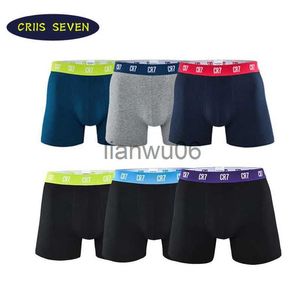 Underbyxor Cristiano Ronaldo Cr7 Men's Boxer Shorts underkläder Bomullsboxare Sexiga underbyxor Märke Pull in Manliga trosor J230713