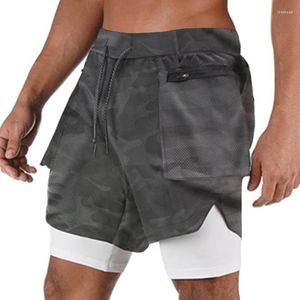 Pantaloncini da uomo Sport estivi Fodera ad asciugatura rapida Maglia mimetica Pantaloni da basket per fitness da corsa all'aperto