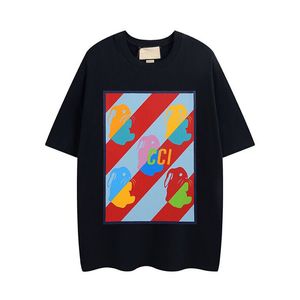 夏の新しいショートスリーブTシャツダブルヤーンファブリックステレオレターシャツ女性メンズラウンドネックTシャツオリジナルスウェットシャツポロシャツi7o66